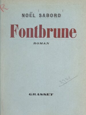 cover image of Fontbrune